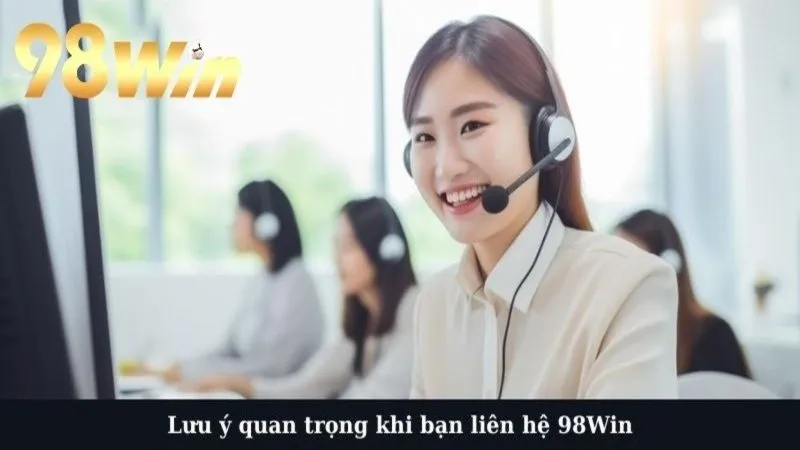 Lưu ý quan trọng khi bạn liên hệ 98Win