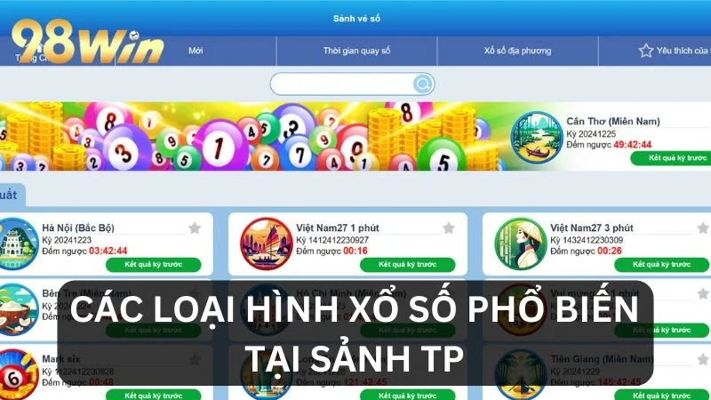 Kho game xổ số tại TP