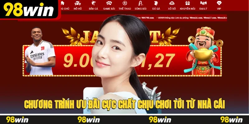 Trang chủ 98win với nhiều ưu đãi